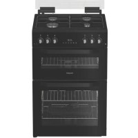 Hotpoint 60cm Gas Cooker - Black Hotpoint 60cm Gas Cooker - Black