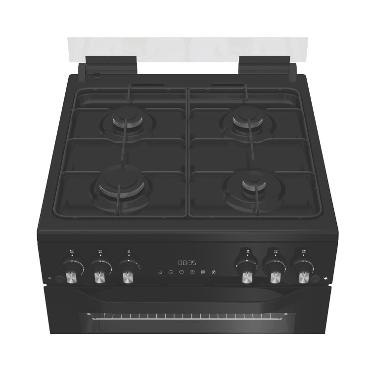 Hotpoint 60cm Gas Cooker - Black