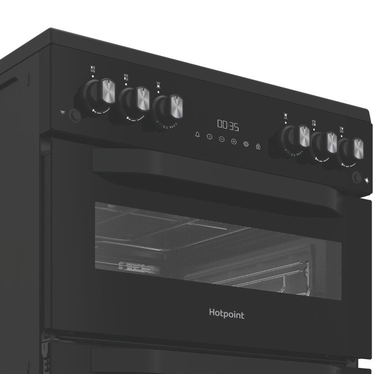 Hotpoint 60cm Gas Cooker - Black