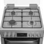 Hotpoint 60cm Gas Cooker - Stainless steel