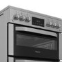 Hotpoint 60cm Gas Cooker - Stainless steel