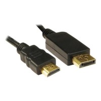 OEM 2 Meter DisplayPort To HDMI Male Cable Black OEM 2 Meter DisplayPort To HDMI Male Cable Black