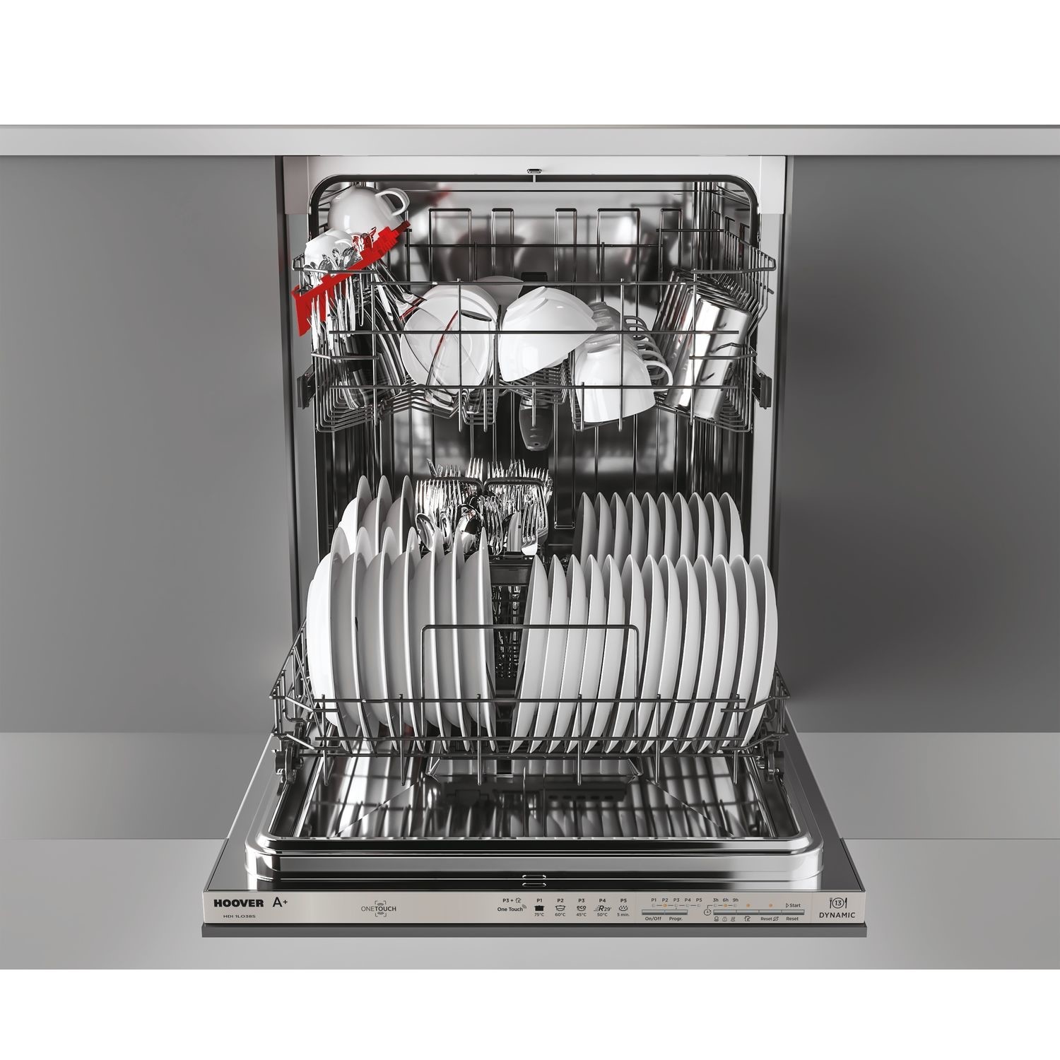Refurbished Hoover Dynamic Next HDI1LO38SA-80/T 13 Place Settings Fully Integrated Dishwasher