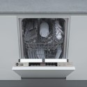 HDIH2T1047-80 Hoover H-Dish Integrated Slimline Dishwasher - Silver control panel
