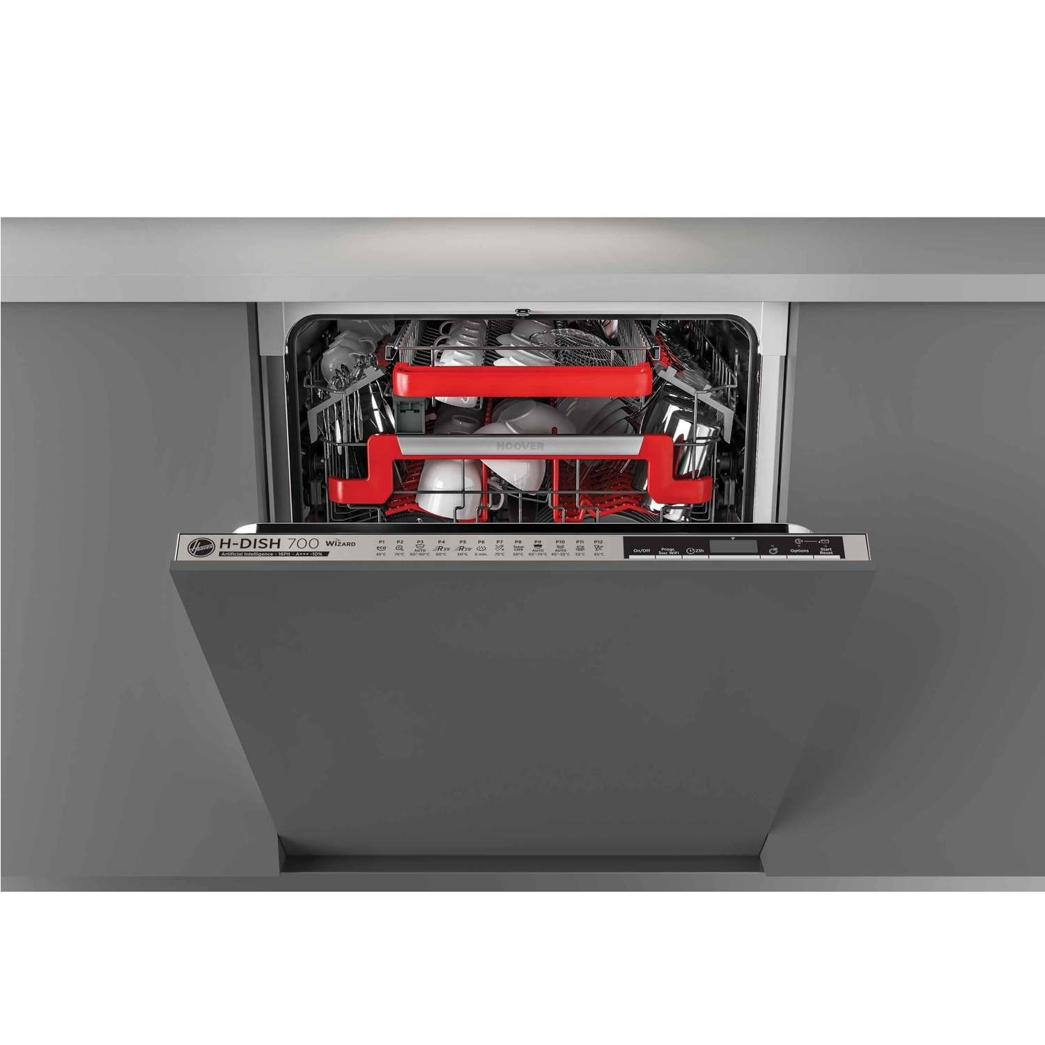 Hoover H-Dish 700 16 Place Settings Fully Integrated Dishwasher