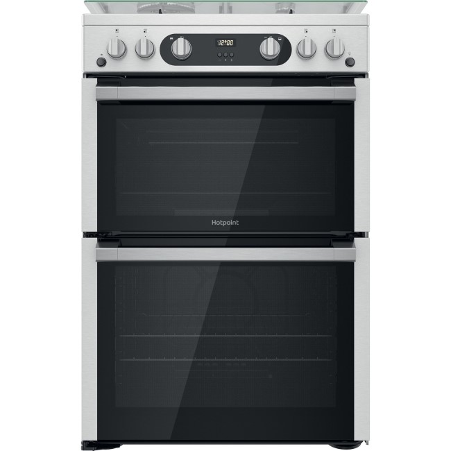 Hotpoint 60cm Gas Cooker - Stainless Steel