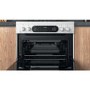 Refurbished Hotpoint HDM67G0CCW 60cm Double Oven Gas Cooker White