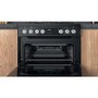 Refurbished Hotpoint HDM67G9C2CB 60cm Double Oven Dual Fuel Cooker Black