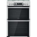 HDM67G9C2CX Hotpoint 60cm Dual Fuel Cooker - Stainless Steel