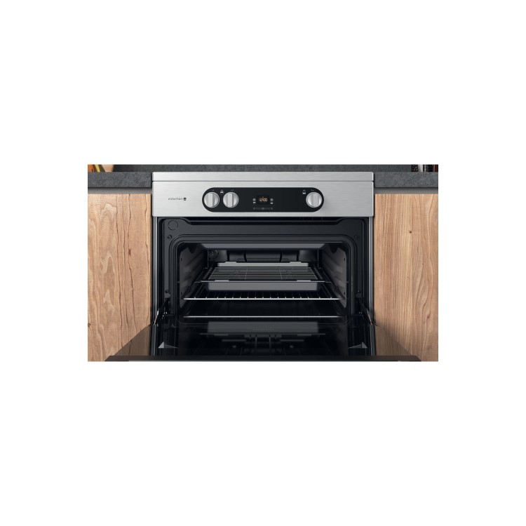 Hotpoint 60cm Electric Induction Cooker- Stainless Steel