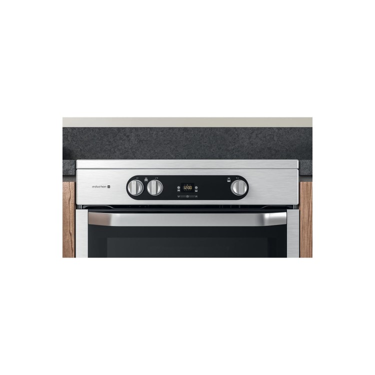 Hotpoint 60cm Electric Induction Cooker- Stainless Steel