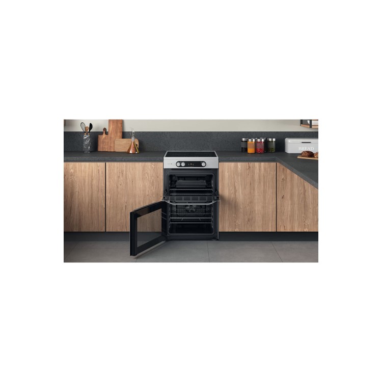 Hotpoint 60cm Electric Induction Cooker- Stainless Steel