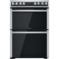 Hotpoint 60cm Double Fan Oven Electric Cooker - Stainless Steel Hotpoint 60cm Double Fan Oven Electric Cooker - Stainless Steel