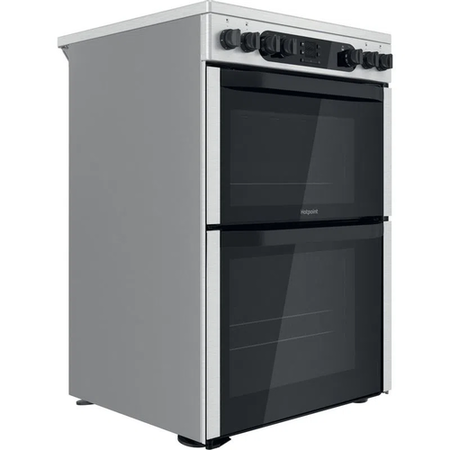 Hotpoint Electric Double Cooker - Stainless Steel