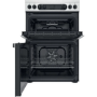 Hotpoint Electric Double Cooker - Stainless Steel