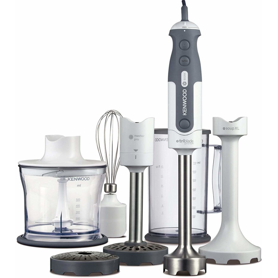 Kenwood HDP408WH Triblade System Hand Blender White Appliances Direct