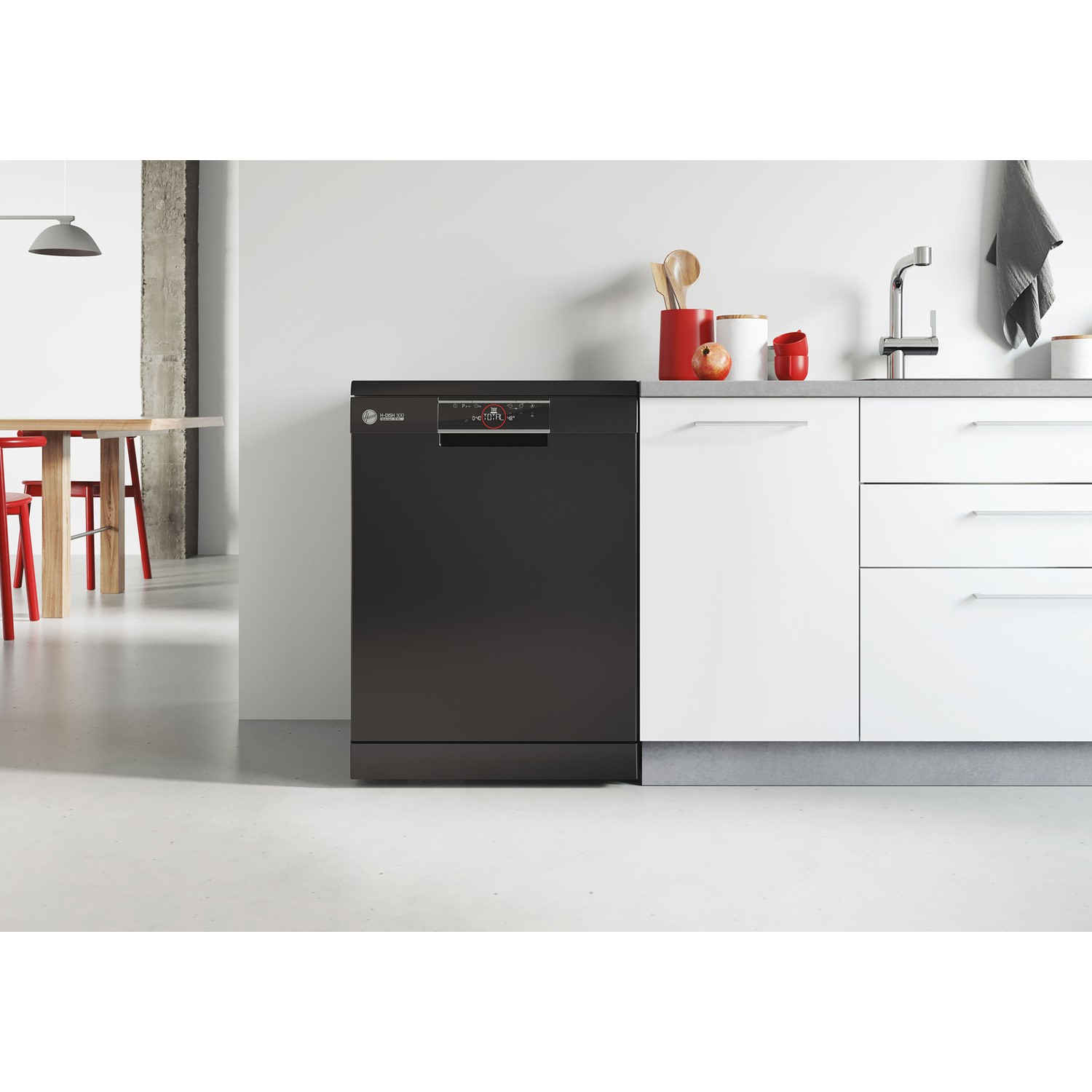 Hoover 13 Place Settings Freestanding Dishwasher Black HDPN2D360PB