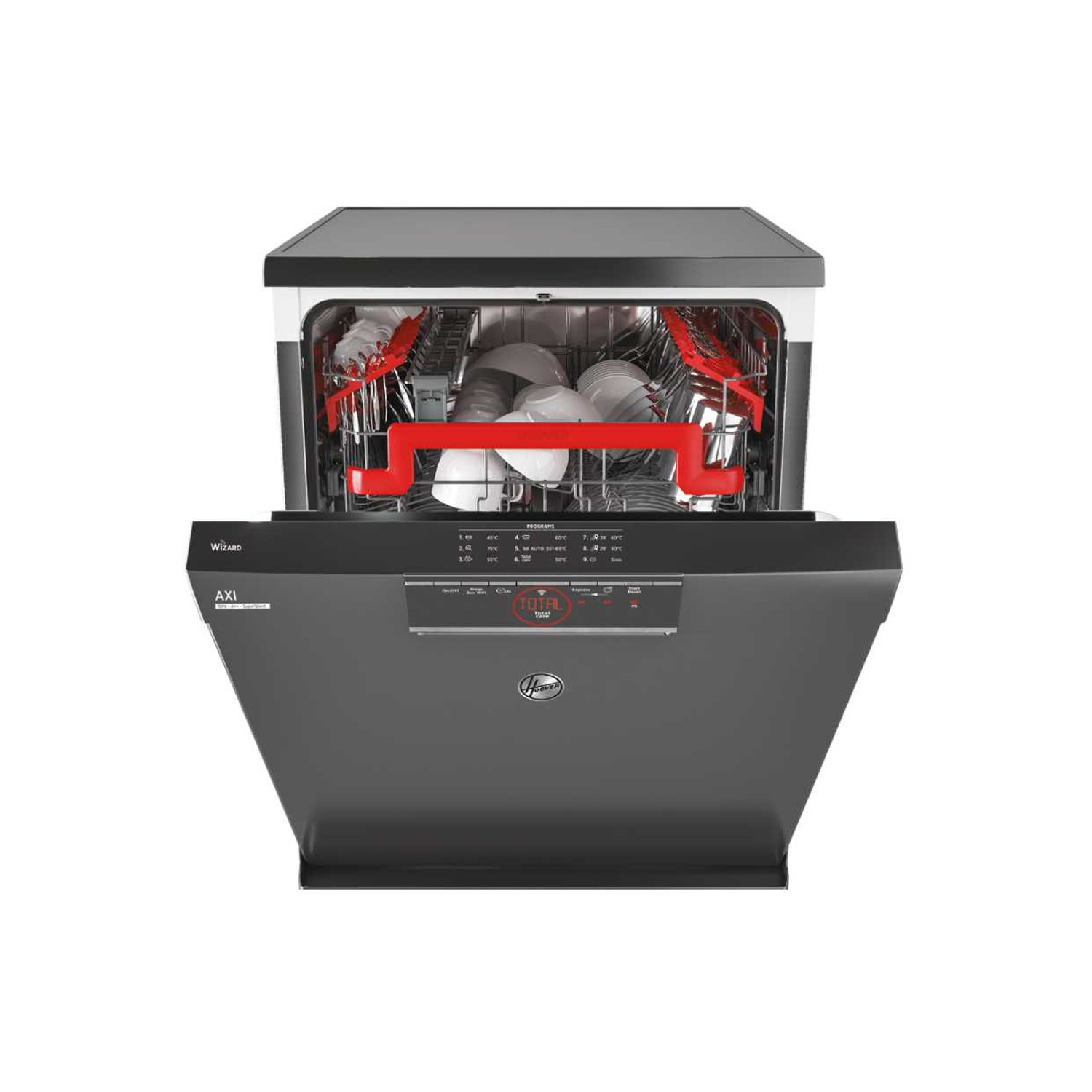 Hoover HDPN2D520PA80 AXI 15 Place Freestanding Dishwasher Anthracite Appliances Direct