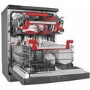 GRADE A2 - Hoover HDPN4S622PA 16 Place Freestanding Dishwasher With Wi-Fi-control - Graphite