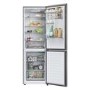 Haier Series 3 355 Litre 60/40 Freestanding Fridge Freezer - Stainless Steel
