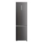 Haier 2D 60 Series 5 409 Litre 60/40 Freestanding Fridge Freezer - Dark Inox