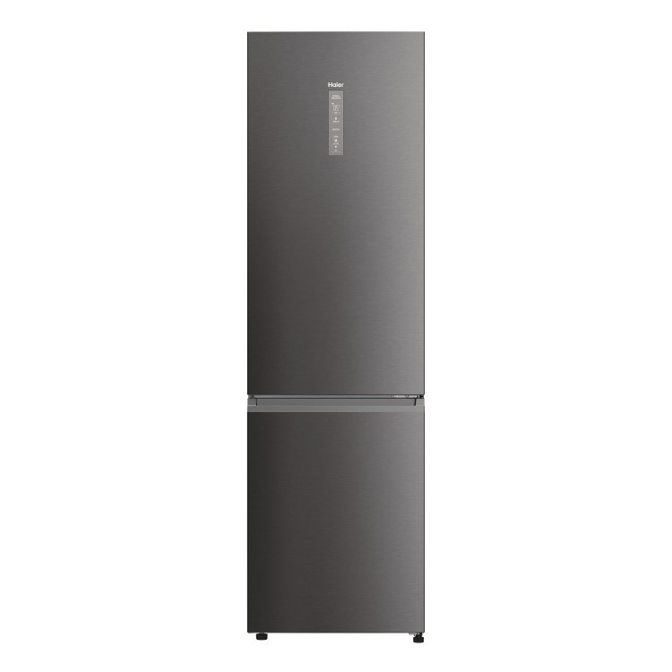 Haier 2D 60 Series 5 409 Litre 60/40 Freestanding Fridge Freezer - Dark Inox