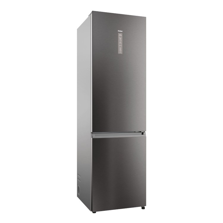 Haier 2D 60 Series 5 409 Litre 60/40 Freestanding Fridge Freezer - Dark Inox