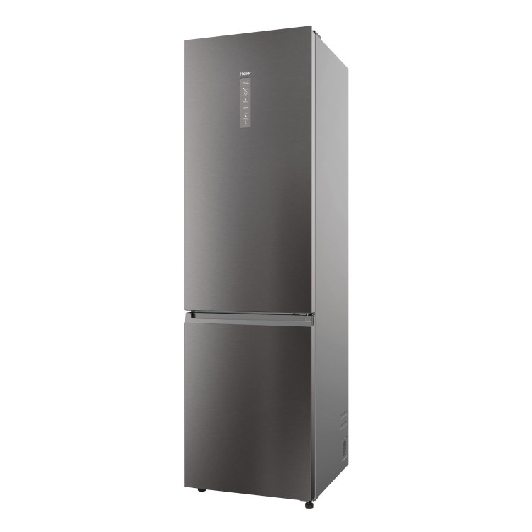 Haier 2D 60 Series 5 409 Litre 60/40 Freestanding Fridge Freezer - Dark Inox