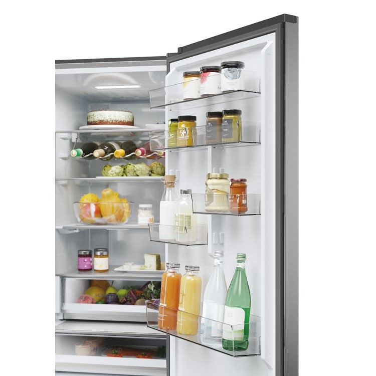 Haier Series 5 406 Litre 70/30  Freestanding Fridge Freezer - Silver
