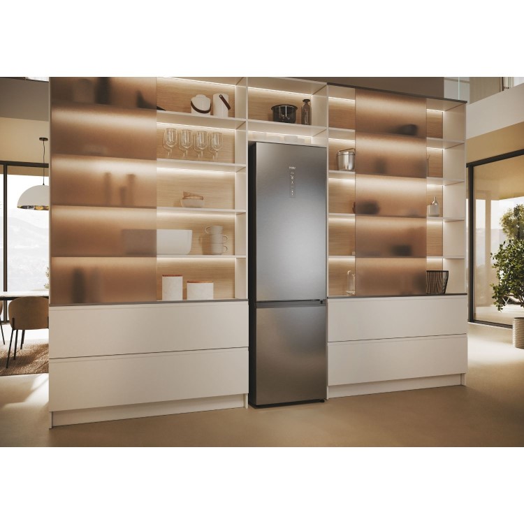 Haier Series 5 406 Litre 70/30  Freestanding Fridge Freezer - Silver