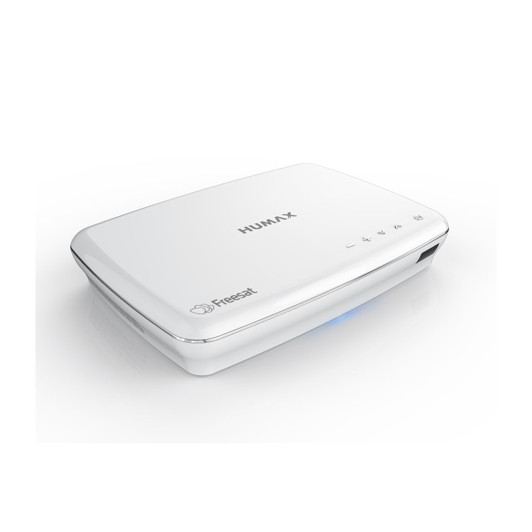 GRADE A1 - Humax HDR-1100S White 1TB Smart Freesat HD TV Recorder with Built-in Wi-Fi