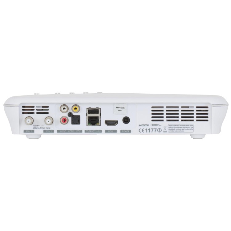 GRADE A1 - Humax HDR-1100S White 1TB Smart Freesat HD TV Recorder with Built-in Wi-Fi