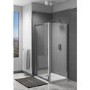 Claritas 6mm Glass Hinged Shower Door - 900 x 1850mm
