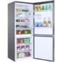 Haier 450 Litre 70/30 Freestanding Fridge Freezer - Stainless steel