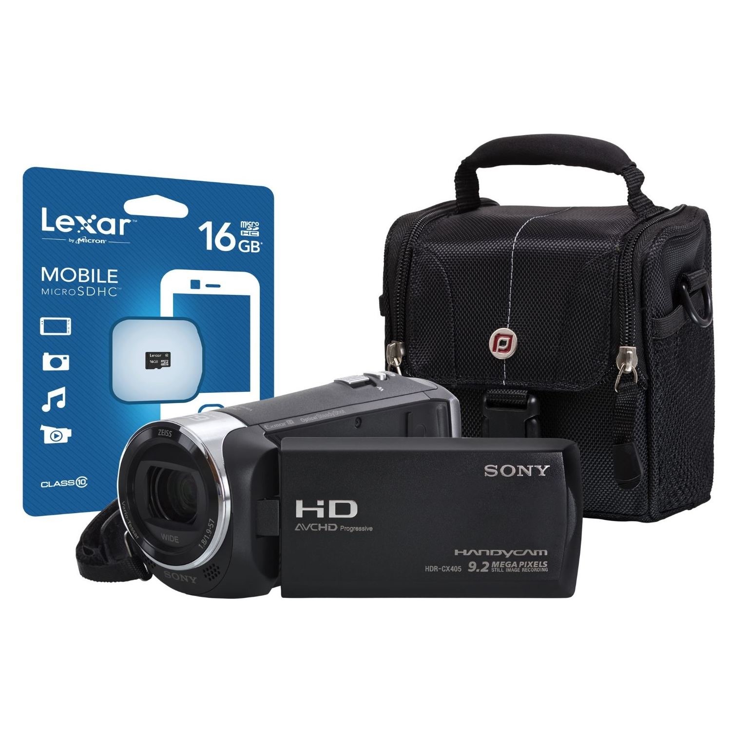Sony HDR-CX405 Black Camcorder Kit inc 16GB MicroSDHC Class 10