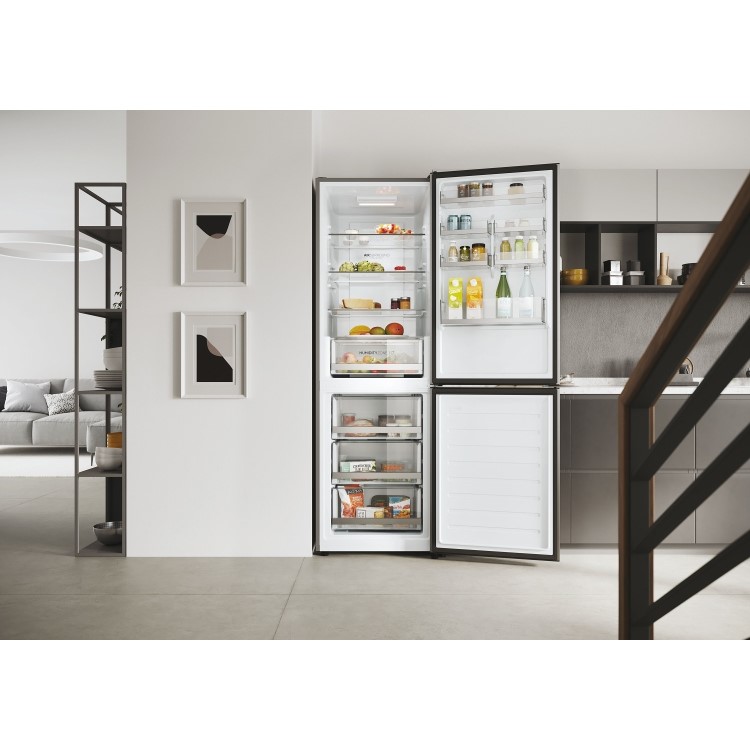 Haier 2D 60 Series 1 341 Litre 60/40 Freestanding Fridge Freezer - Silver