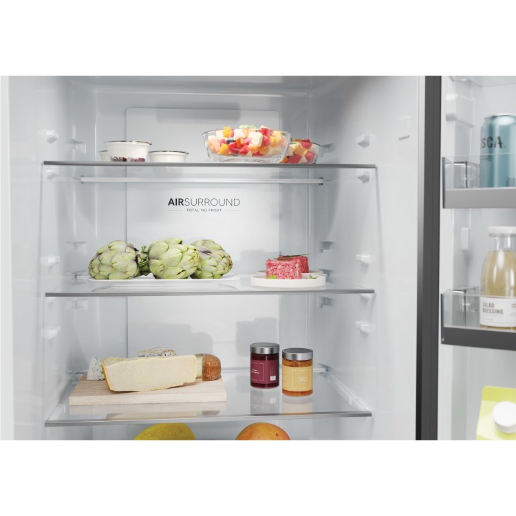 Haier 2D 60 Series 1 341 Litre 60/40 Freestanding Fridge Freezer - Silver