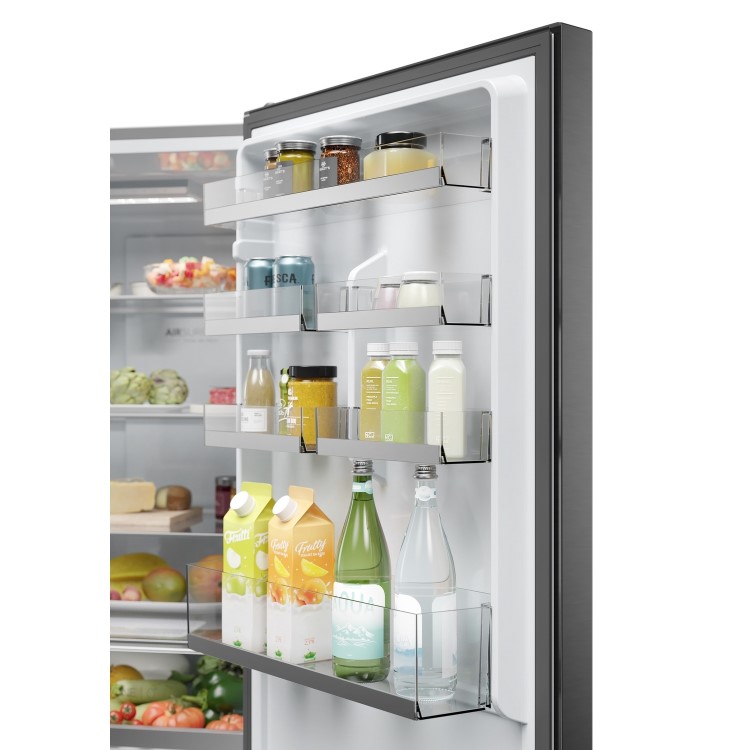 Haier 2D 60 Series 1 341 Litre 60/40 Freestanding Fridge Freezer - Silver