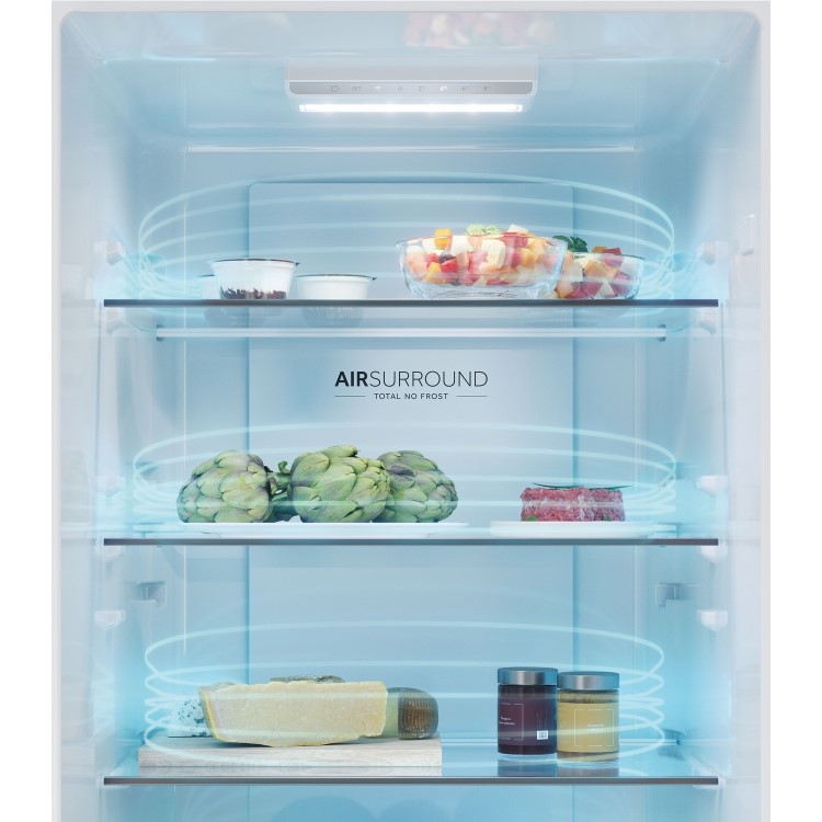 Haier 2D 60 Series 1 377 Litre 70/30 Freestanding Fridge Freezer - Silver