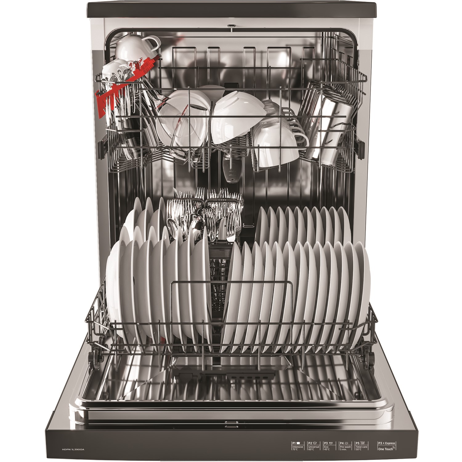 Hoover AXI 13 Place Freestanding Dishwasher Black HDYN1L390OB