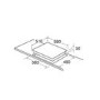 CDA 60cm 4 Zone Sealed Plate Hob - Stainless Steel