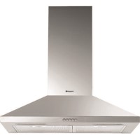 Hotpoint HE7TIX Classic 70cm Chimney Hood - Stainless Steel