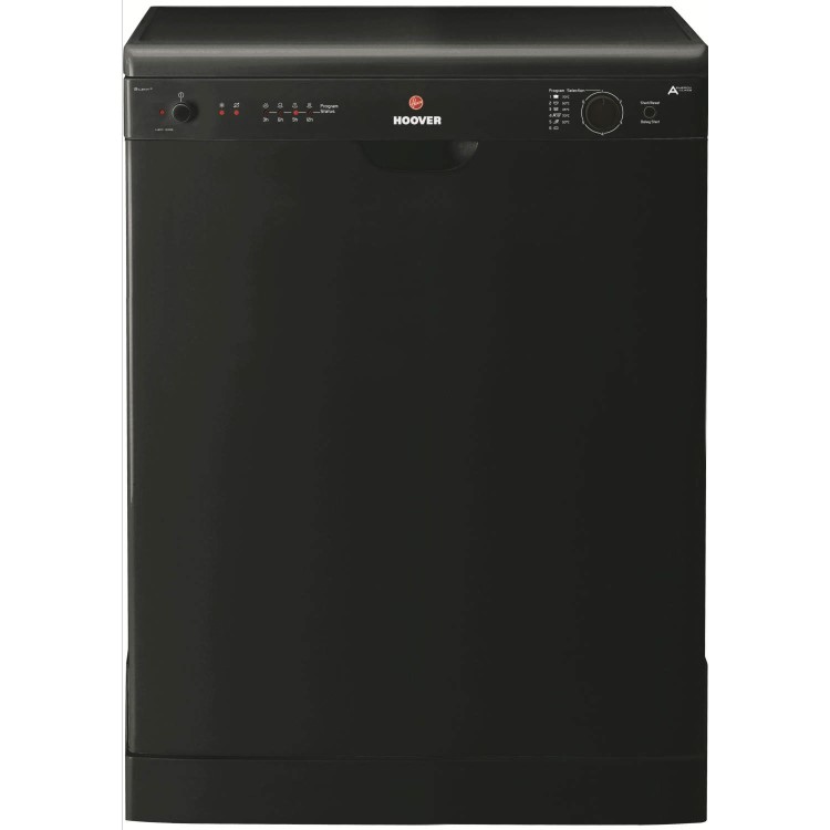 Hoover HED120B/1-80 12 Place Freestanding Dishwasher Black