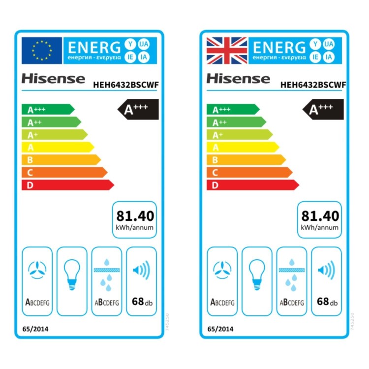 Hisense Hi6 60cm 4 Zone Venting Induction Hob