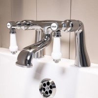 Chrome Traditional Bath Filler - Helston Chrome Traditional Bath Filler - Helston