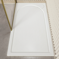 1000x800mm Anti-Slip Rectangular Shower Tray 30mm Low-Profile - Hendra