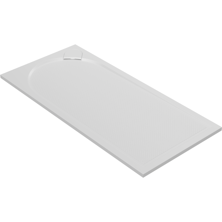 1400x800mm Anti-Slip Rectangular Shower Tray 30mm Low-Profile - Hendra