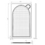 1400x800mm Anti-Slip Rectangular Shower Tray 30mm Low-Profile - Hendra