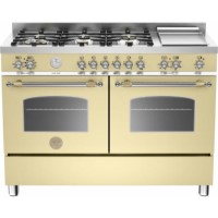 Bertazzoni HER120-6G-MFE-D-CRT Heritage 120cm Dual Fuel Range Cooker With 6 Burners And 2 Ovens Matt