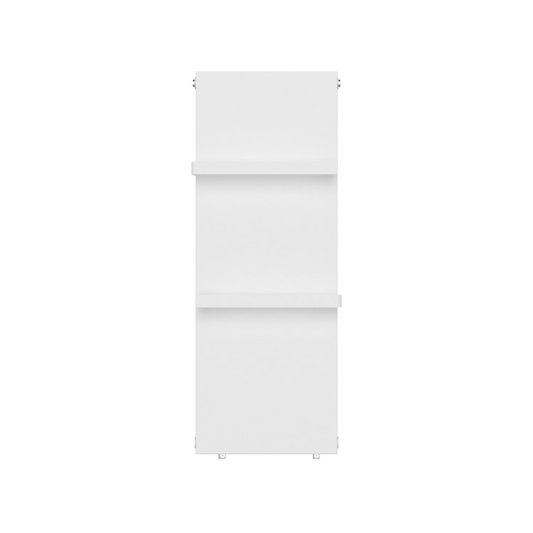 White Vertical Panel Radiator with Towel Bars 1220 x 452mm - Hesperia